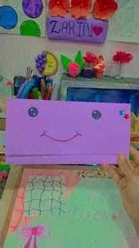 DIY paper pocket for stickers #diycrafts#papers