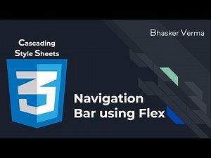 CSS Tutorial for beginners in Hindi #57 | Navigation Bar using Display- Flex, without using Float.