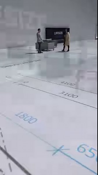 9.4K views · 257 reactions | Walking through the floor plan on a 1:1 scale.‍♂️ What do you think about it? Share your thoughts in the comments below.  Lifesize Plans #parametricarchitecture #floorplans #architecture #floor #architecture | ParametricArchitecture | Facebook