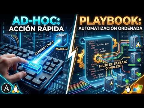 Título: Módulo 9 - Práctica 5: Instalación Masiva de Nginx y Notepad++ con Playbooks