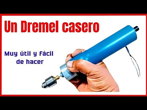 Cómo hacer un dremel, mini taladro, mini torno o herramienta rotativa casera, para manualidades, etc