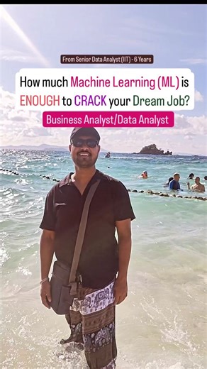 Data Science & Analytics – 7 Yrs • Top Global Data Mentor 0.1% | 👨🏻I am an IIT graduate and have 6 years of work experience working as Analyst, I have appeared in 90+ job interviews and received 25+ job... | Instagram