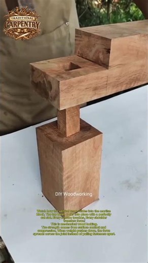 Stronger Than Nails? Traditional Wood Lock Joint #woodworking #DIY #joinery