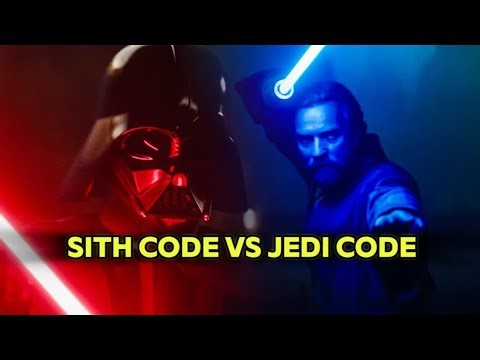 🔴The Sith Code Vs The Jedi Code🔵 — Star Wars explained