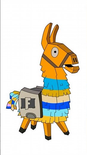 How to draw LLama - Fortnite