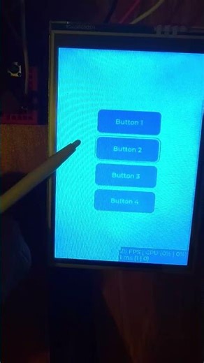 ¿Sabías que puedes usar LVGL sin touch? 😮#shorts