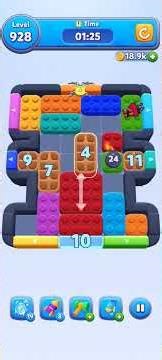 How to Win Color Block Jam Level 928 #colorblocks #colorblockjam