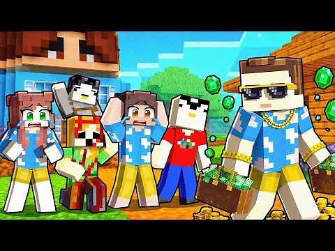 BARS GOT RICH AND LEFT BORALO VILLAGE - Minecraft