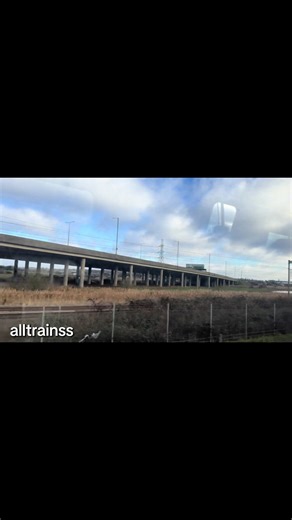 lovely outside view from a class 395 rushing along the line towards kent ❤️##class395##trainenthusiast##trainspotting