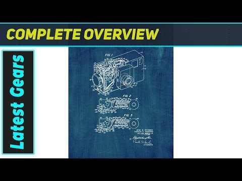 Photographic Camera Patent Print Midnight Blue: The Ultimate Wall Art!