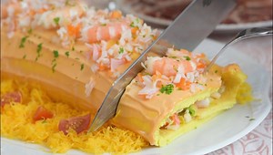 90K views · 707 reactions | Este brazo gitano de pescado y marisco será un éxito en tu mesa de Navidad o para cualquier ocasión especial | Y hoy qué comemos | Facebook