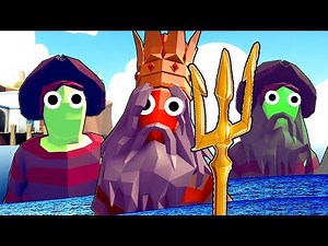We Fight The SEA KING And His ZOMBIE PIRATE FACTION in Totally Accurate Battle SImulator (TABS Mods)