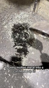 13K views · 61 reactions | Pouring molten metal into a cat head pop it #moltenmetal #popit #cat | Calligraphyti | Facebook