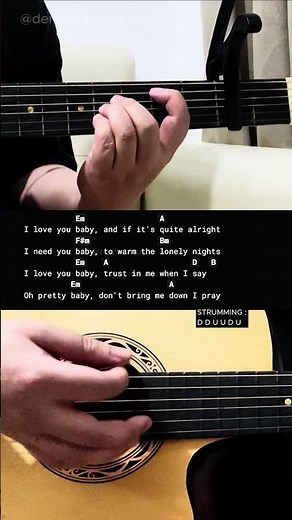 Can't Take My Eyes Off You - Frankie Valli | Easy Guitar Tutorial For Beginners #shorts