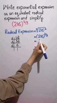 This Power Trick Makes 216 Look Easy! 😳 #exponents #mathstricks #shorts