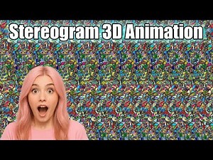 🔮 3 Amazing Stereogram Animations (Magic Eye 3D Tutorial & Demo)