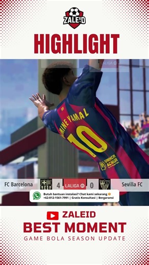 GOAL KEREN🔥PES 2017