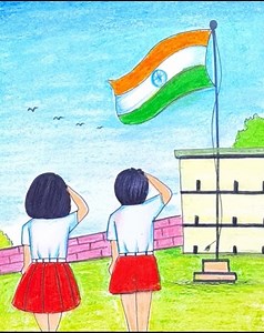 3M views · 184K reactions | Easy drawing of Independence Day Celebration at School | Drawing Book | Facebook