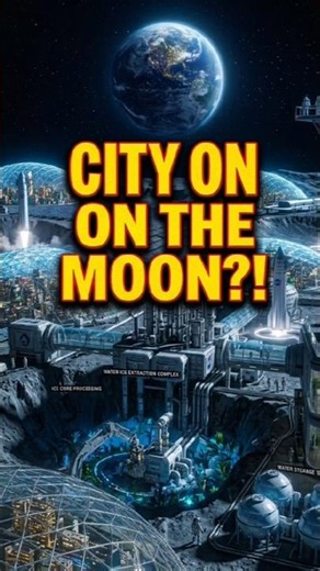 What If We Built a City on the Moon? 🌕🏙️ #space #spaceassets #universe