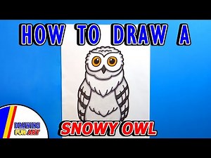 How To Draw A Snowy Owl
