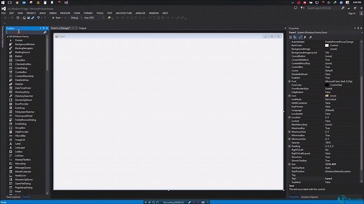 C#, Modern Flat UI - VLC media player Visual Studio Winforms app - Bunifu UI