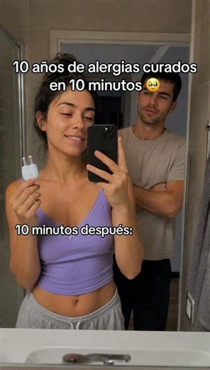 10 años de alergias curados en 10 minutos 🥹