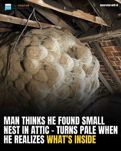 Man thinks he found small nest in attic – turns pale when he realizes what’s inside 😨 check 1st comm👇 | 11:11 Awakening Code