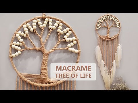 DIY Tutorial l How To Make a Macramé Tree of Life ? l Easy Step by Step