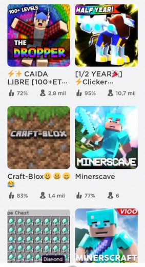 estaba en roblox y me encontré un juego de Minecraft 😎