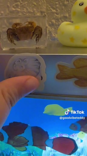 Underwater Ocean Aesthetic with Sea Animals and Fish Stickers