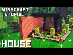 【マインクラフト】簡単に作れるモダンハウスの作り方【マイクラ建築講座】