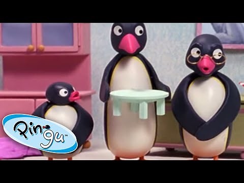 Pingu Builds a Special Table! | Pingu Official | Cartoons for Kids