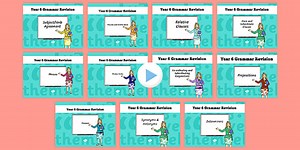 Year 6 Grammar Revision Guide and Quick Quiz PowerPoint Pack