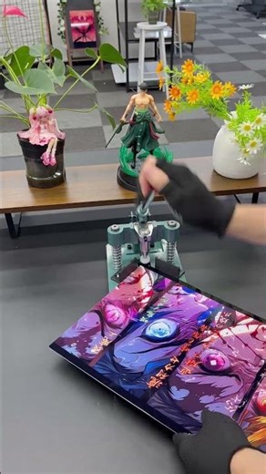 HD-Gloss Demon Slayer Trio Metal Art | Dye-Sublimation Aluminum Print #demonslayer #imetalposter