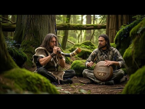 Ancient Forest Ritual | Tribal Music Journey with Horn & Hand Drum