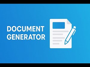 Build a Document Generator in 2 Minutes with AI 🚀