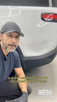 How We Repair the Most Common Rivian Dent | Factory Paint Saved #cardentremoval #asmr #cardentrepair
