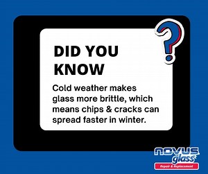 Did you know? ❄️ Don’t wait! Call us today to get windshield inspected. 608-632-4290 | NOVUS Glass - Coon Valley/La Crosse WI.