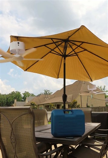 Canopy Breeze: Stay Cool This Summer with Two Fans