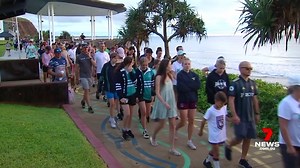 6.8K views · 150 reactions | A Yeppoon mother has completed an emotional trek in honour of her son. The second annual walk raised thousands for childhood cancer research, with locals out in force to help her to cross the finish line. 7NEWS at 6pm. More local news: 7news.com.au/news/central-queensland #7NEWS | 7NEWS Central Queensland | Facebook