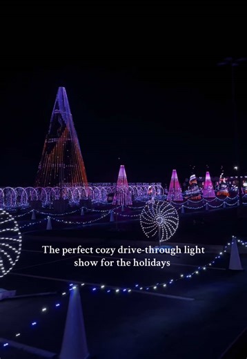 Enchanting Holiday Drive-Through Light Show Experience