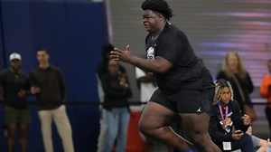 How did Desmond Watson, Florida football's 460-pound defensive lineman, perform at Gators Pro Day?