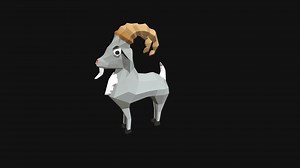 Goat - 3D model by majd7
