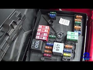 How to access the fuse boxes of the Audi A3.