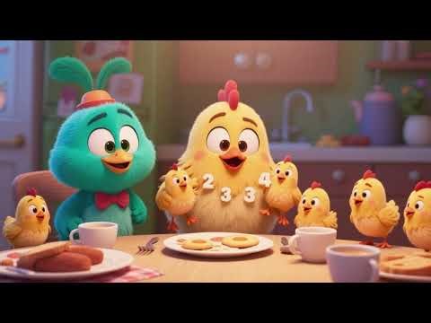 Counting Chicks at Breakfast Time! 🐣🍳 | Fun Morning Song for Kids