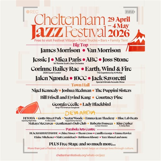 Cheltenham Jazz Festival 2026 - Regional Arts Junkies