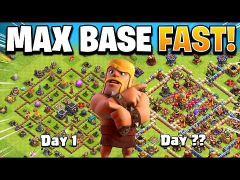 HOW TO MAX YOUR TOWNHALL FAST in Clash of Clans 2025