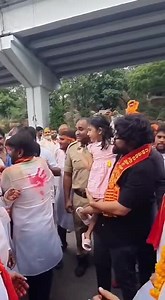 5.1K views · 42 reactions | Allu Arjun steps out to bid adieu to Ganpati Bappa, take a look Follow Us On IWMBuzz #alluarjun | IWMBuzz | Facebook