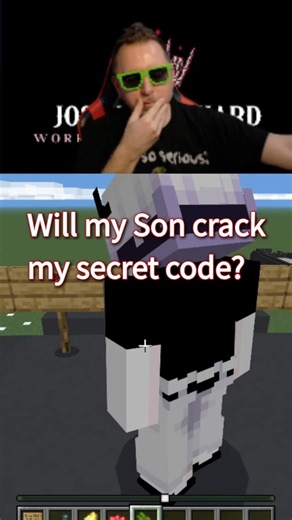Secret Word Challenge Father vs Son #minecraft #shorts #challenge