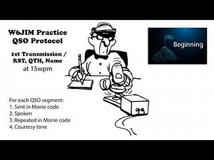 Practice QSO - Exchange 1- Beginning - 15wpm